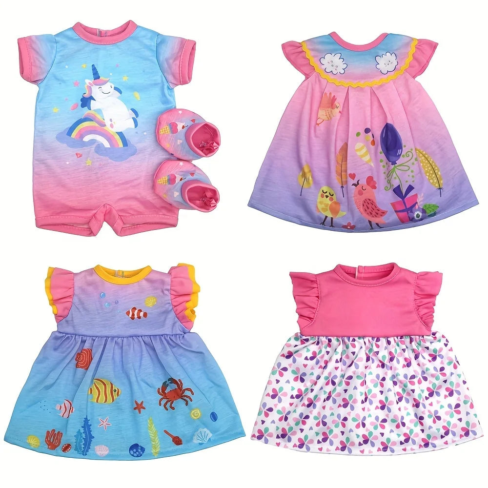 13-18 Inch Newborn Doll Outfit Set