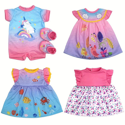 13-18 Inch Newborn Doll Outfit Set