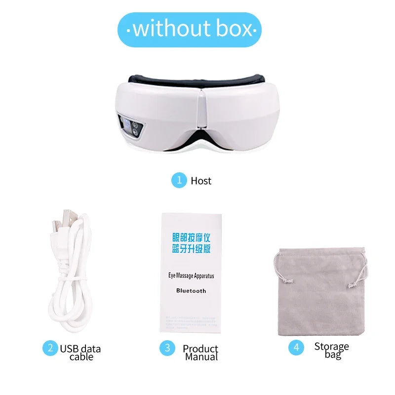 Smart Foldable Eye Massager Bluetooth Music