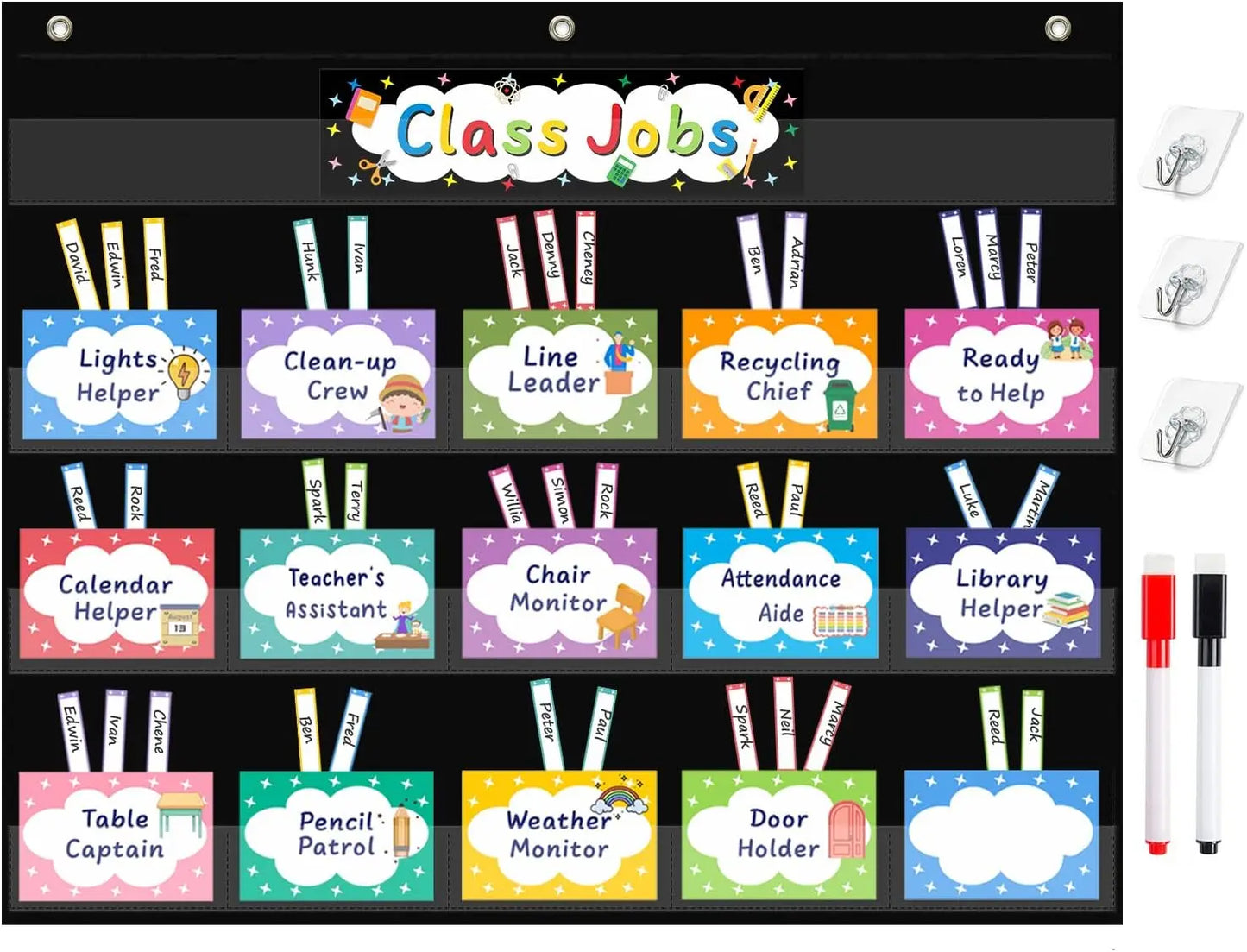 Class Jobs Pocket Chart