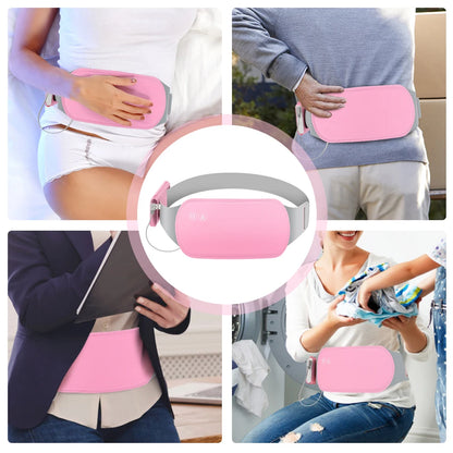 Electric Menstrual Heating Belt Cramp Relief Waist Massager