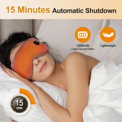 Cordless Heated Eye Massager Vibration Mask