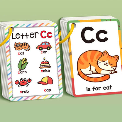 A-Z English Learning Flash Cards