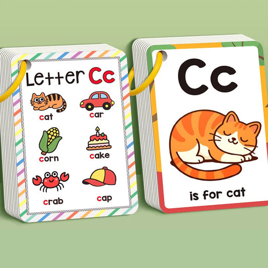 A-Z English Learning Flash Cards