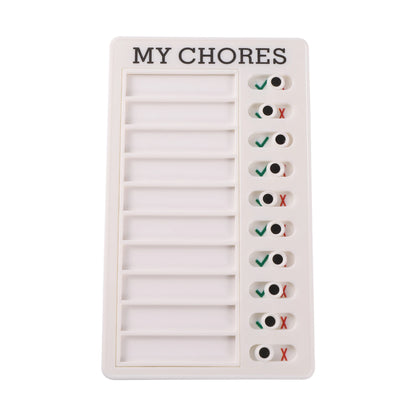 Reusable Chore Checklist Board